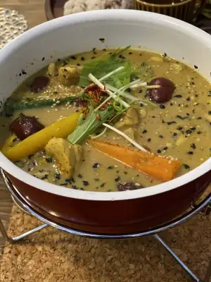 Yakuzen Soup Curry at Cafe de Cuore in Maenocho, Itabashi, Tokyo