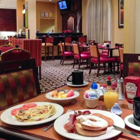 On a business trip in February 2014, at 6:11 AM one morning I was the first in the breakfast room at the Hilton Garden Inn in Cupertino, California.