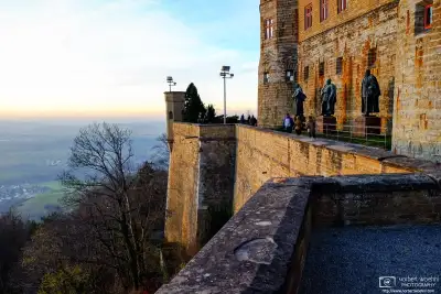 Scene at Hohenzollern Castle in southwestern Germany.