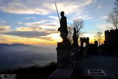 Detail at Hohenzollern Castle in southwestern Germany.