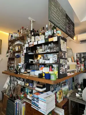 Interior detail at Green Cafe in the Itabashi Ward of Tokyo, Japan