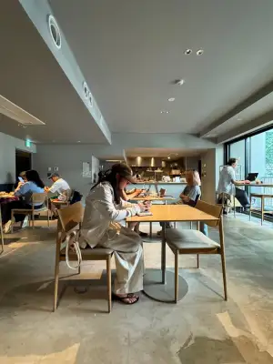 Interior photo of Sols Coffee Apartment in the Itabashi Ward of Tokyo, Japan.