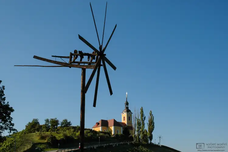 A view of the Parish Church at Kitzeck in the southern part of the Austrian province of Styria.