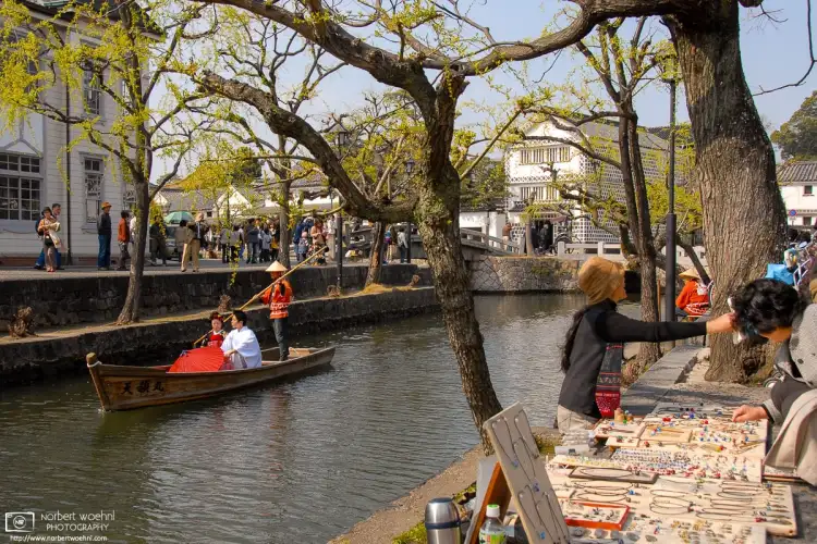 Kurashiki is a historic town located west of Okayama, Japan. Its main attraction is the Bikan District, an old merchant quarter dating back to the Edo period.