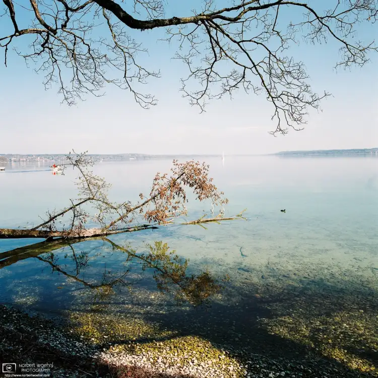 A calm impression from a walk along Lake Starnberg in the village of Bernried in the south-German state of Bavaria.