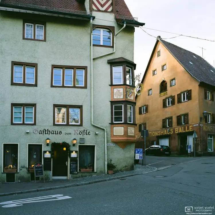 A photo of the Rößle in Rottweil, Germany – this building has been home to a restaurant since the late 17th century.