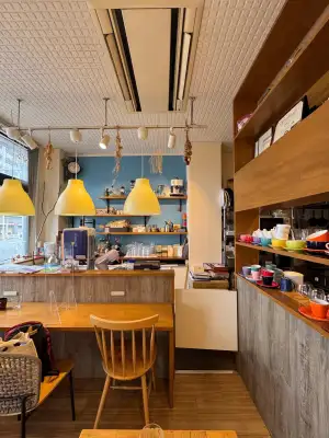 Interior photo taken at a cafe in Kita-Akabane, Tokyo, Japan - interior view