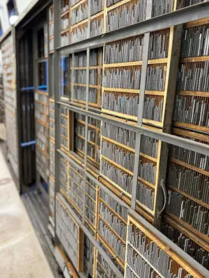 Thousands of stencils, Ichigaya Letterpress Factory, Tokyo, Japan